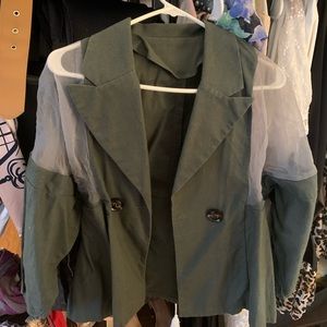 Stylish see through blazer